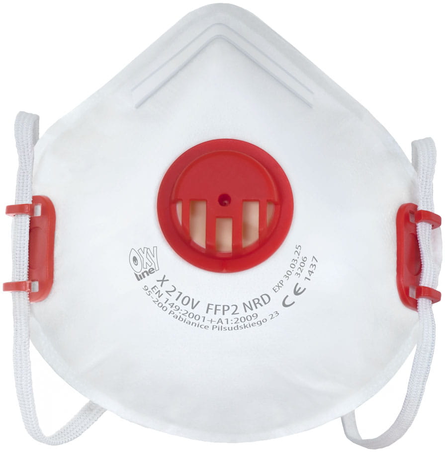Maska przeciwpyłowa z zaworkiem FFP2