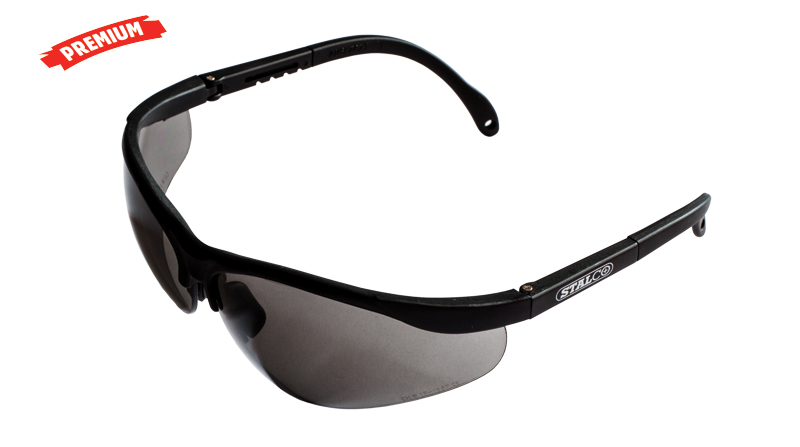 Okulary przeciwodpryskowe przyciemniane  Premium Stalco