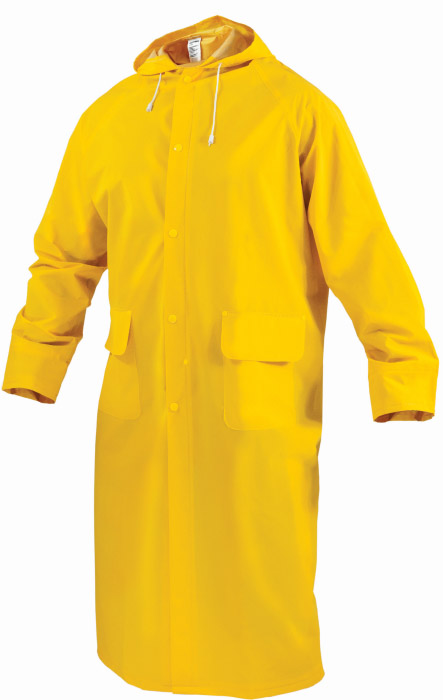 Płaszcz wodoodporny BREMEN żółty Stalco